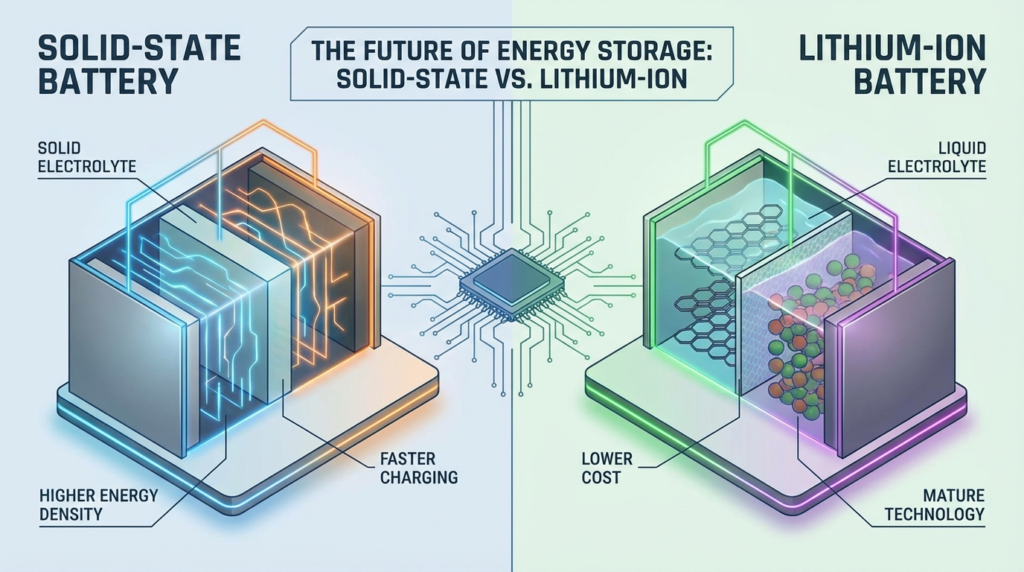 solid-state battery vs lithium-ion