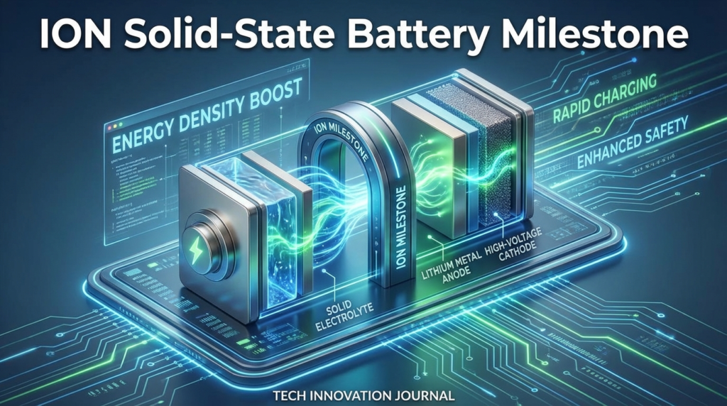 ION solid-state battery milestone