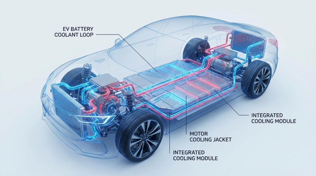 EV cooling module