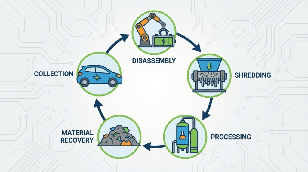 EV battery recycling