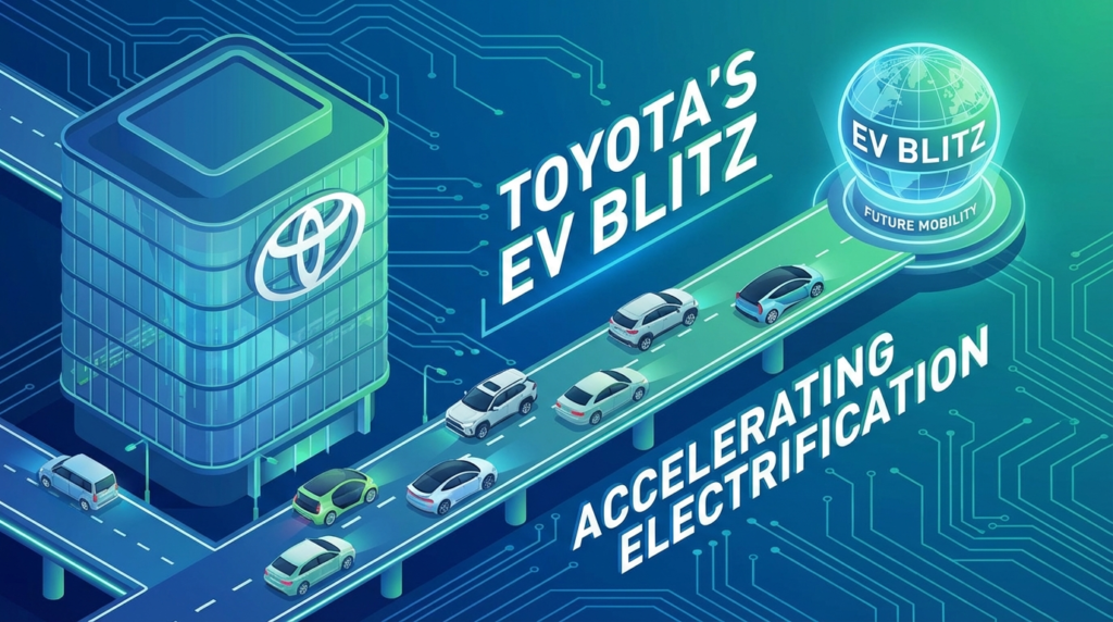Toyota EV blitz