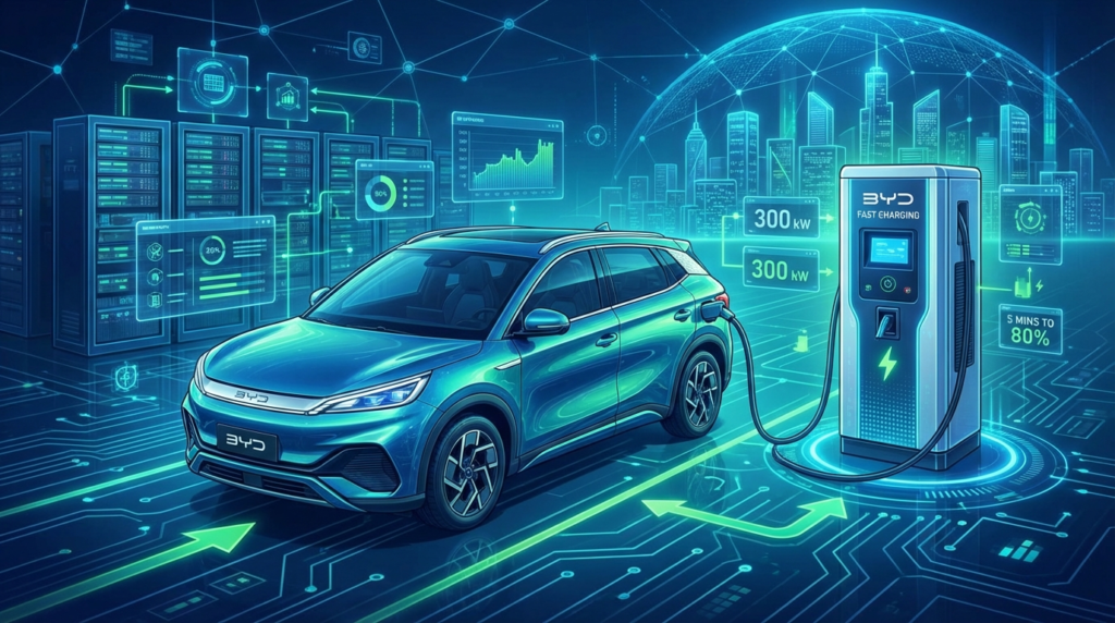 BYD fast-charging EV