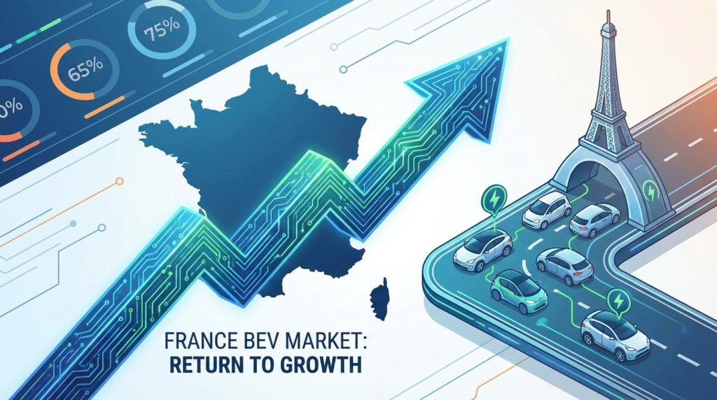BEVs provide return to growth in the French new-car market