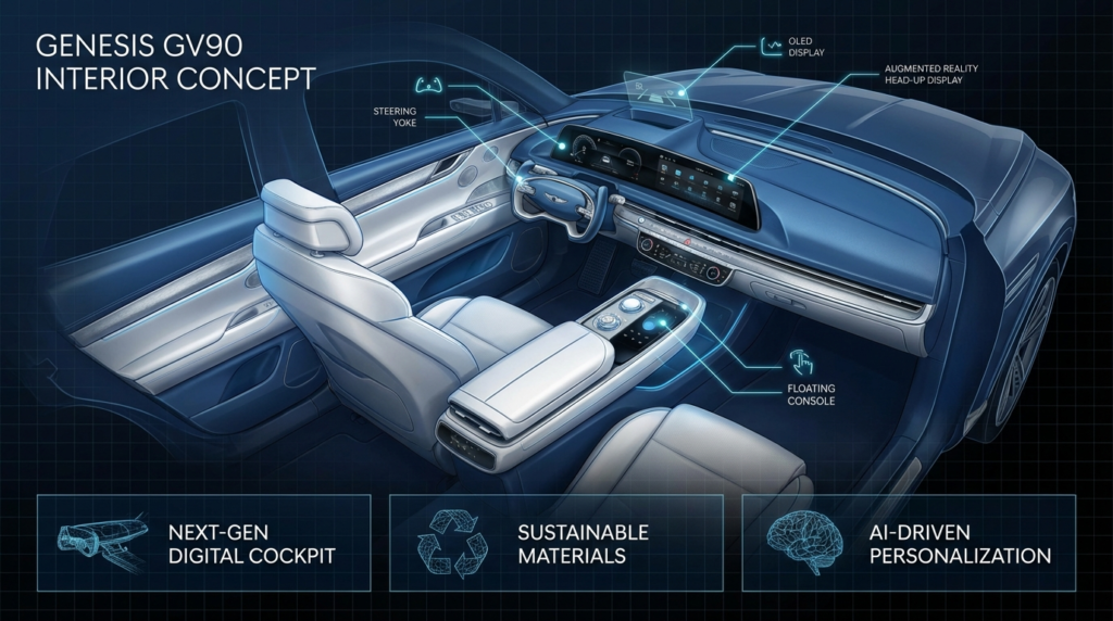 Genesis GV90 interior