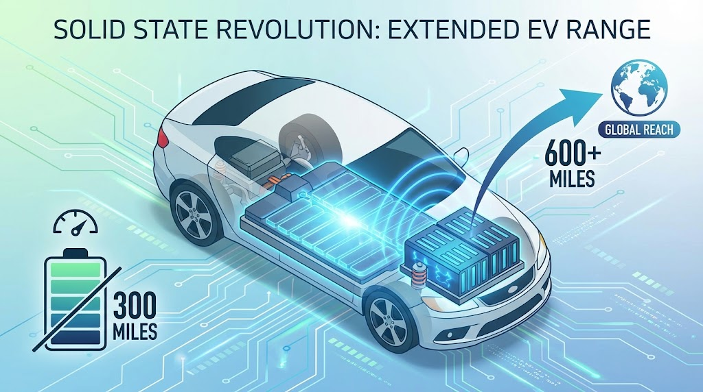 solid state EV range increase