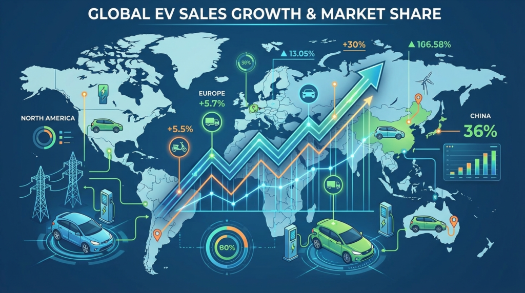 Global EV sales