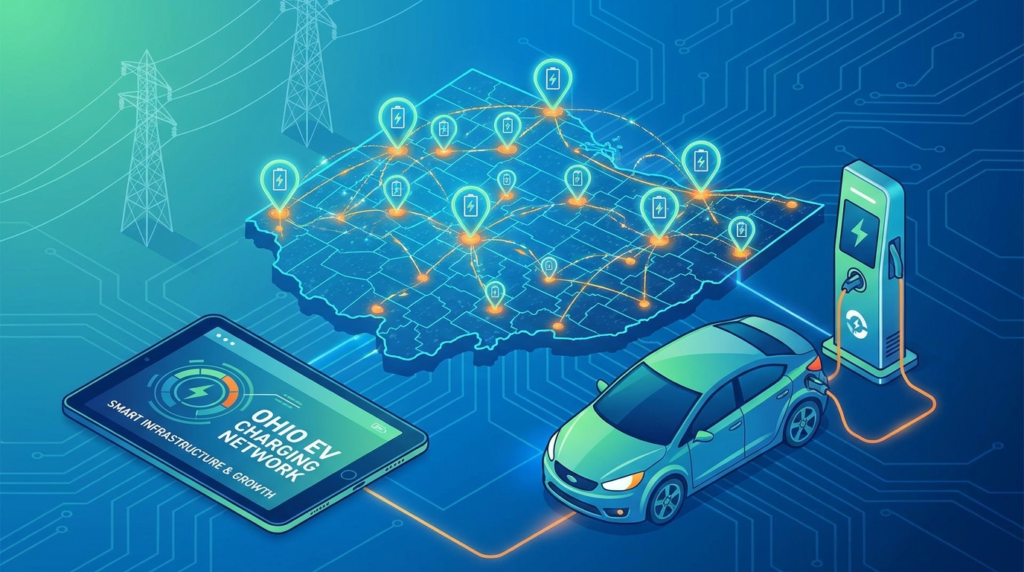 Ohio EV charging sites