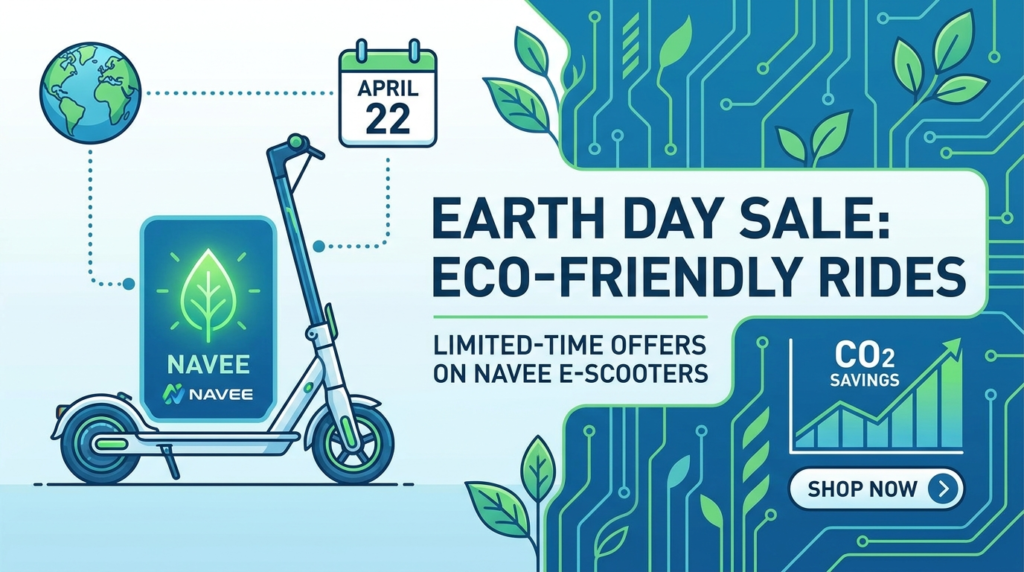 Navee Earth Day e-scooter sale