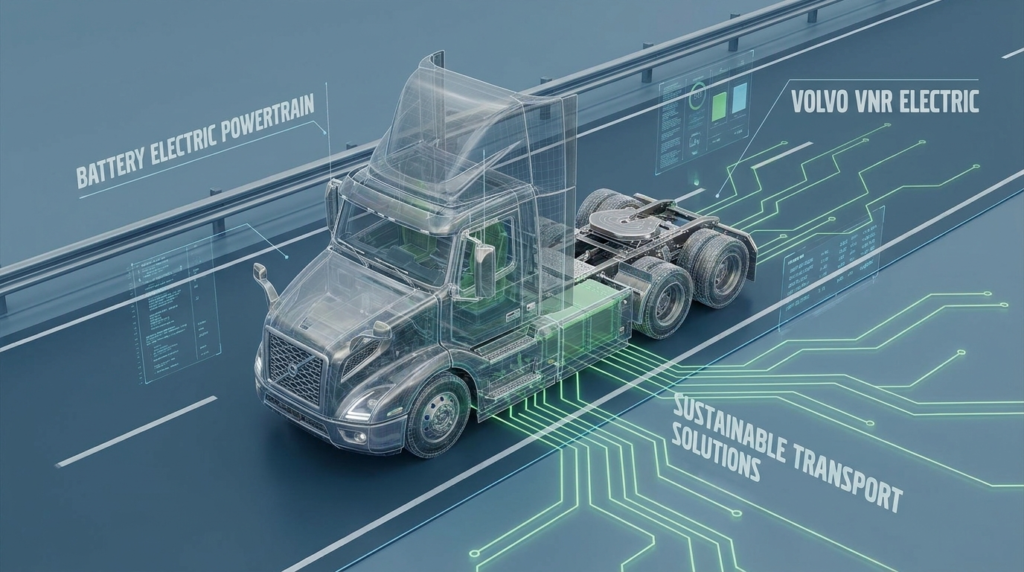 Volvo electric semi truck