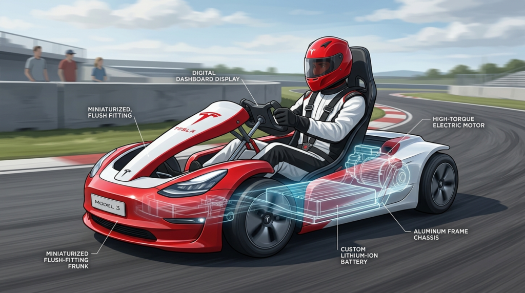 Tesla Model 3 go-kart