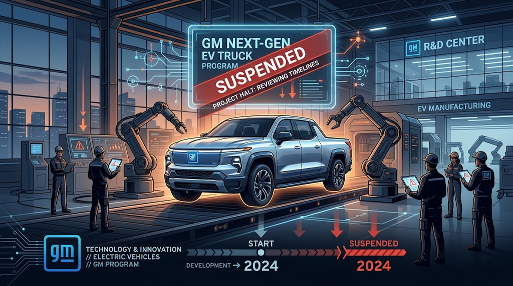 GM suspends next-gen electric truck