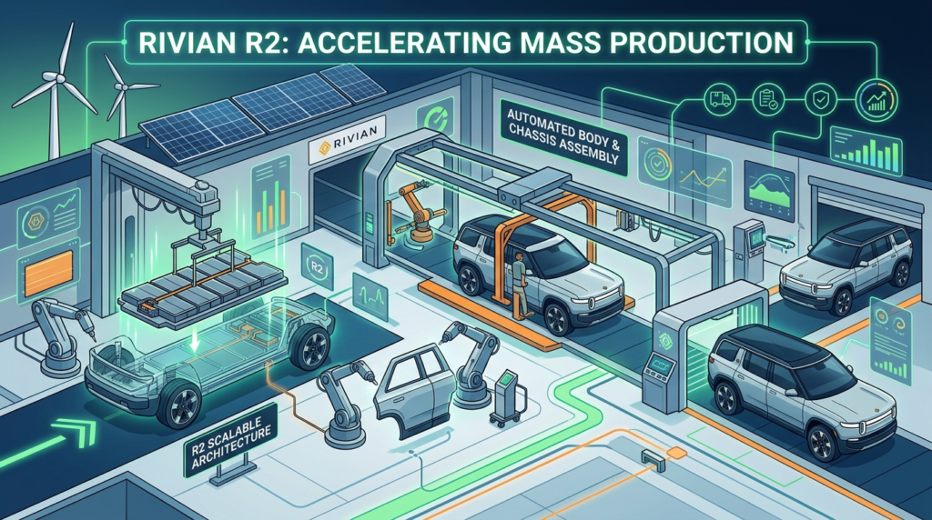 Rivian R2 production