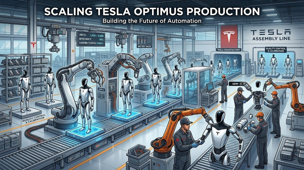 Tesla Optimus production
