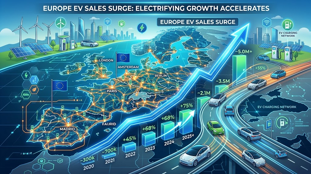 Europe EV sales surge