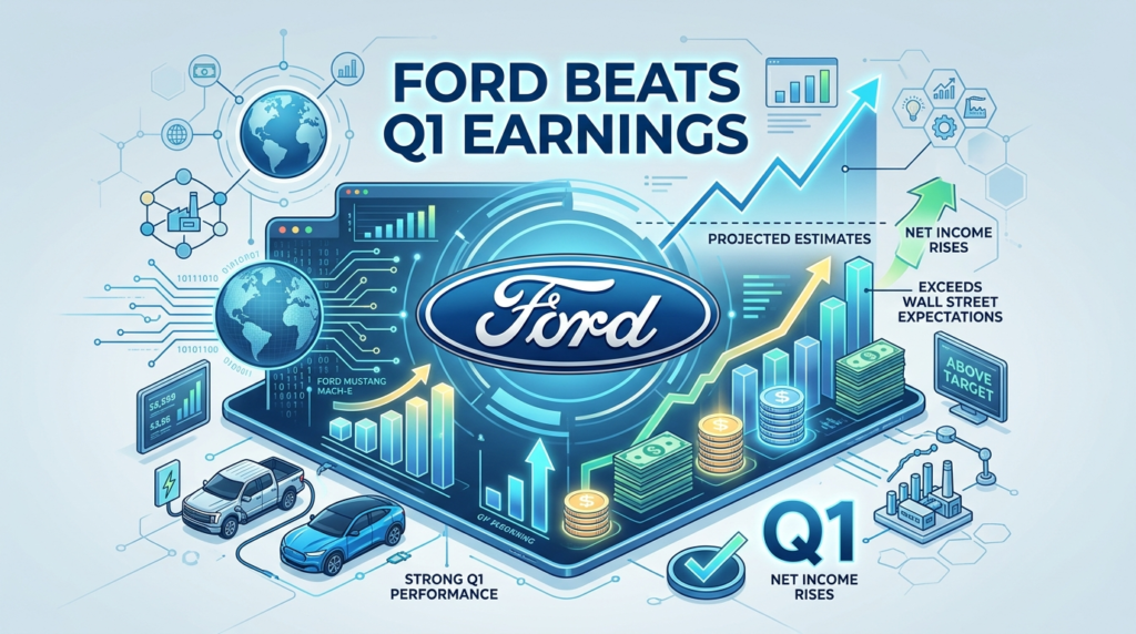 Ford beats Q1 earnings