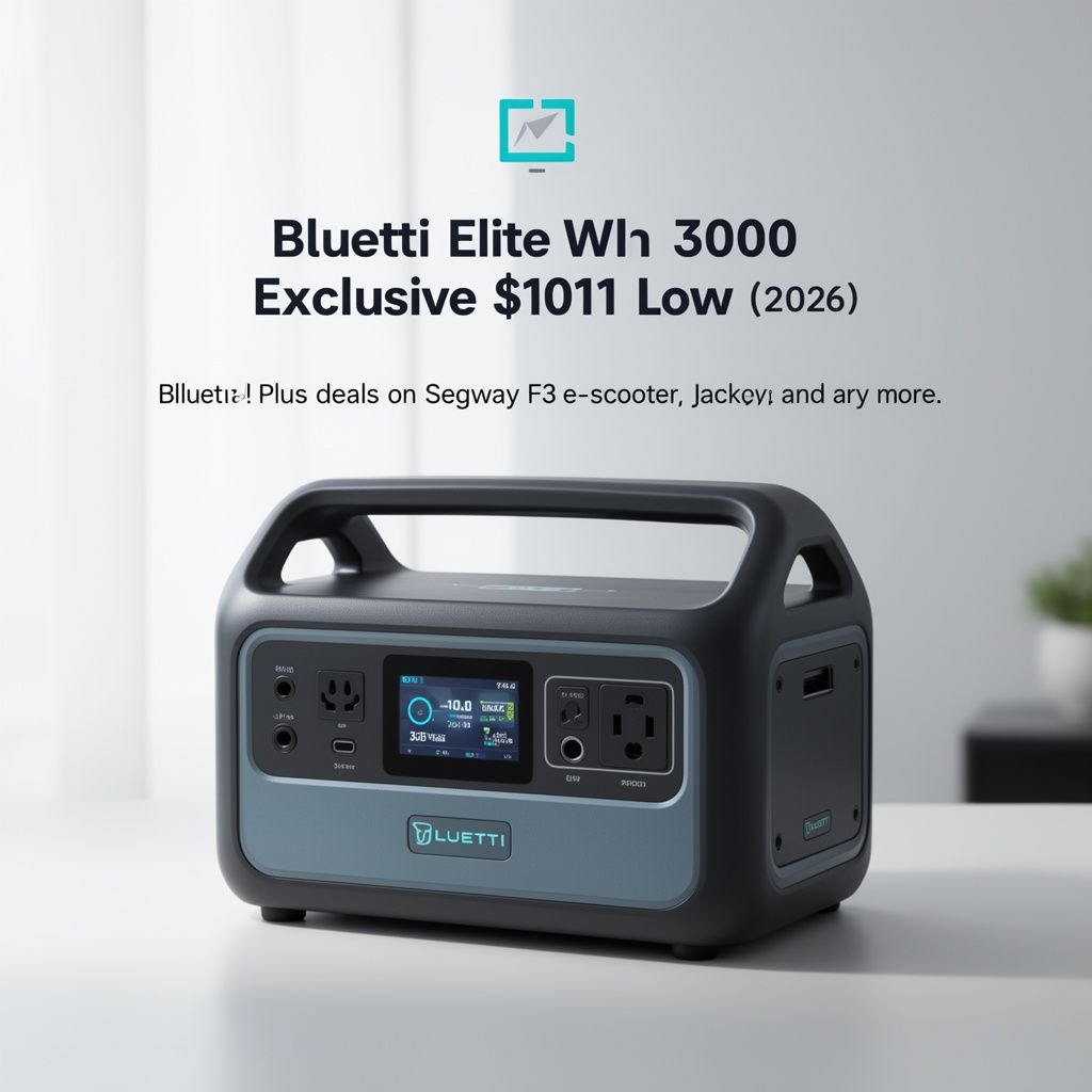 Bluetti Elite 3000 Power Station: Exclusive $1011 Low (2026)
