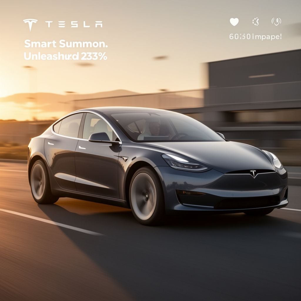 Tesla Smart Summon 2026: 33% Speed Boost Unleashed!