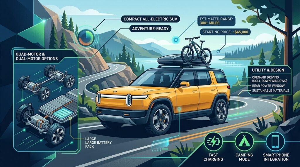 Rivian (RIVN) R2 Pickup & R2X: 2026 Production Boost? — illustration for Rivian R2
