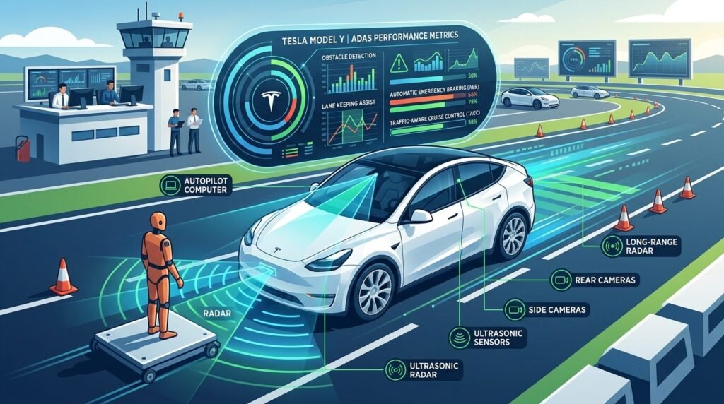 Tesla Model Y Aces New ADAS Tests: What It Means for 2026 — illustration for Tesla Model Y ADAS tests