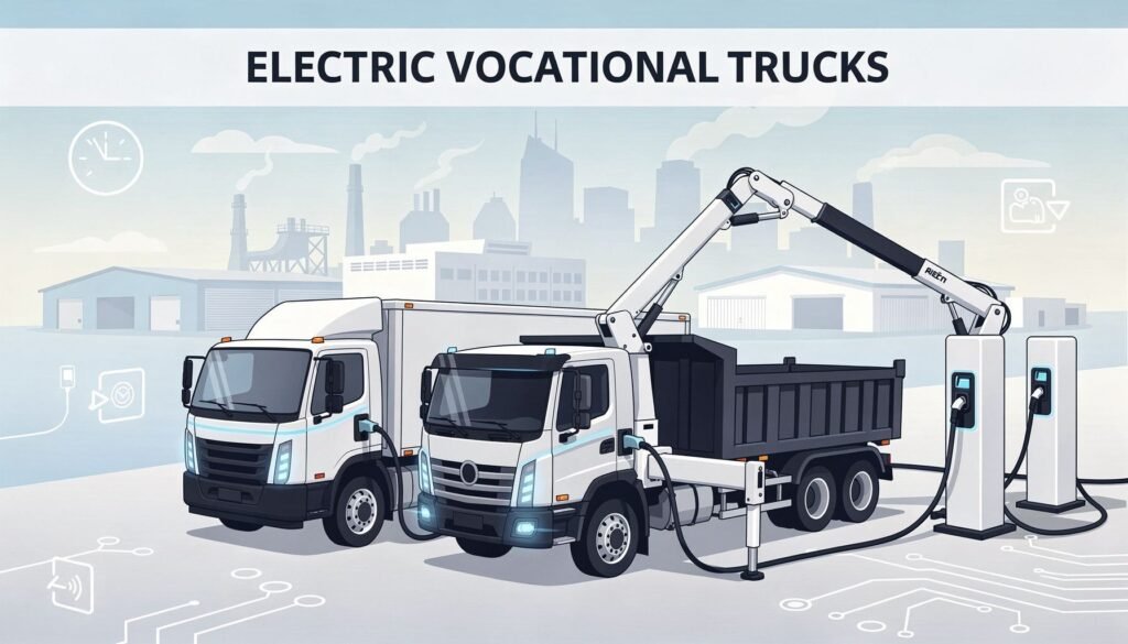 Frankfurt's 2026 Expansion: 10 New Electric Vocational Trucks — illustration for electric vocational trucks