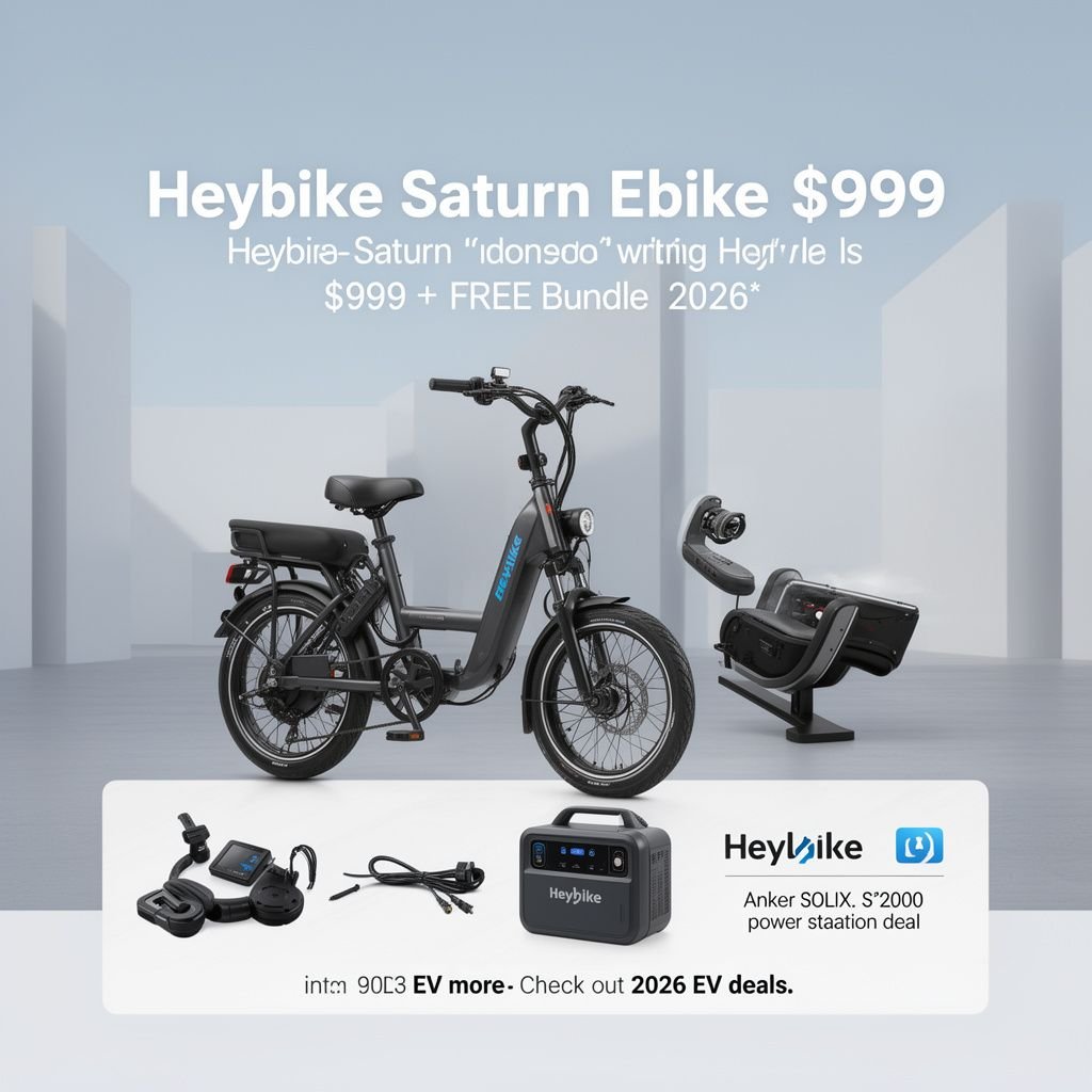 Heybike Saturn E-bike Deal: $999 + FREE Bundle (2026)