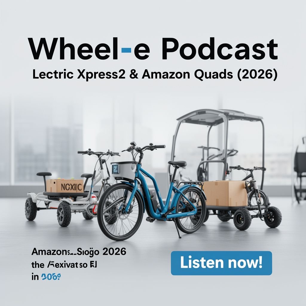 Wheel-e Podcast: Lectric Xpress2 & Amazon Quads (2026)
