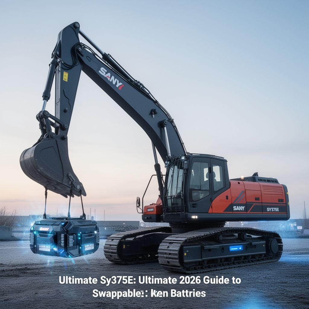 SANY Sy375e: Ultimate 2026 Guide to Swappable Batteries
