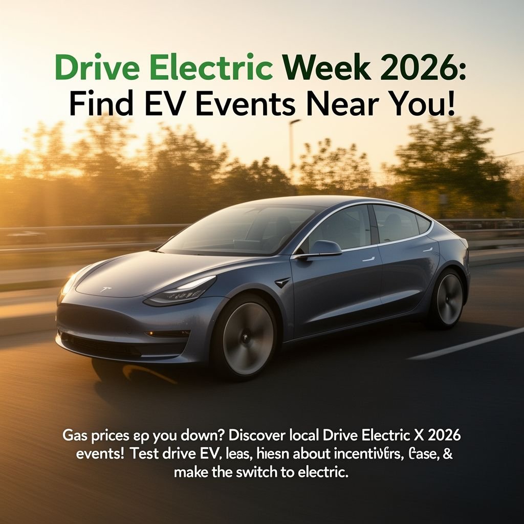 Drive Electric Week 2026: Find EV Events Near You!