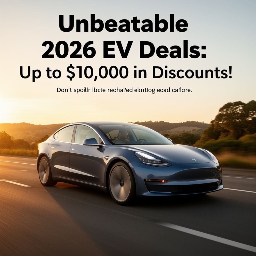 Unbeatable 2026 EV Deals: Up to $10,000 in Discounts!