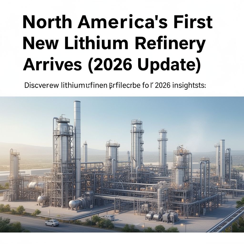 North America’s First New Lithium Refinery Arrives (2026 Update)