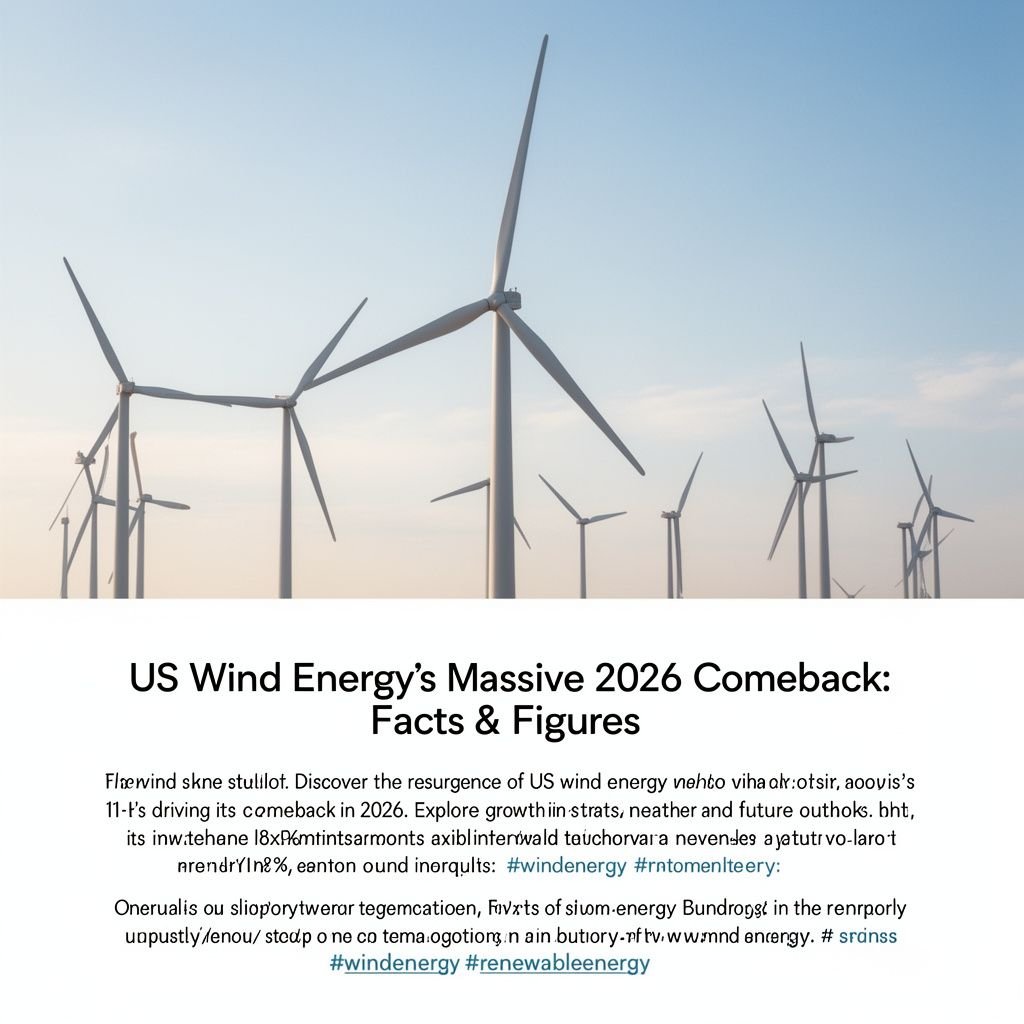 US Wind Energy’s Massive 2026 Comeback: Facts & Figures