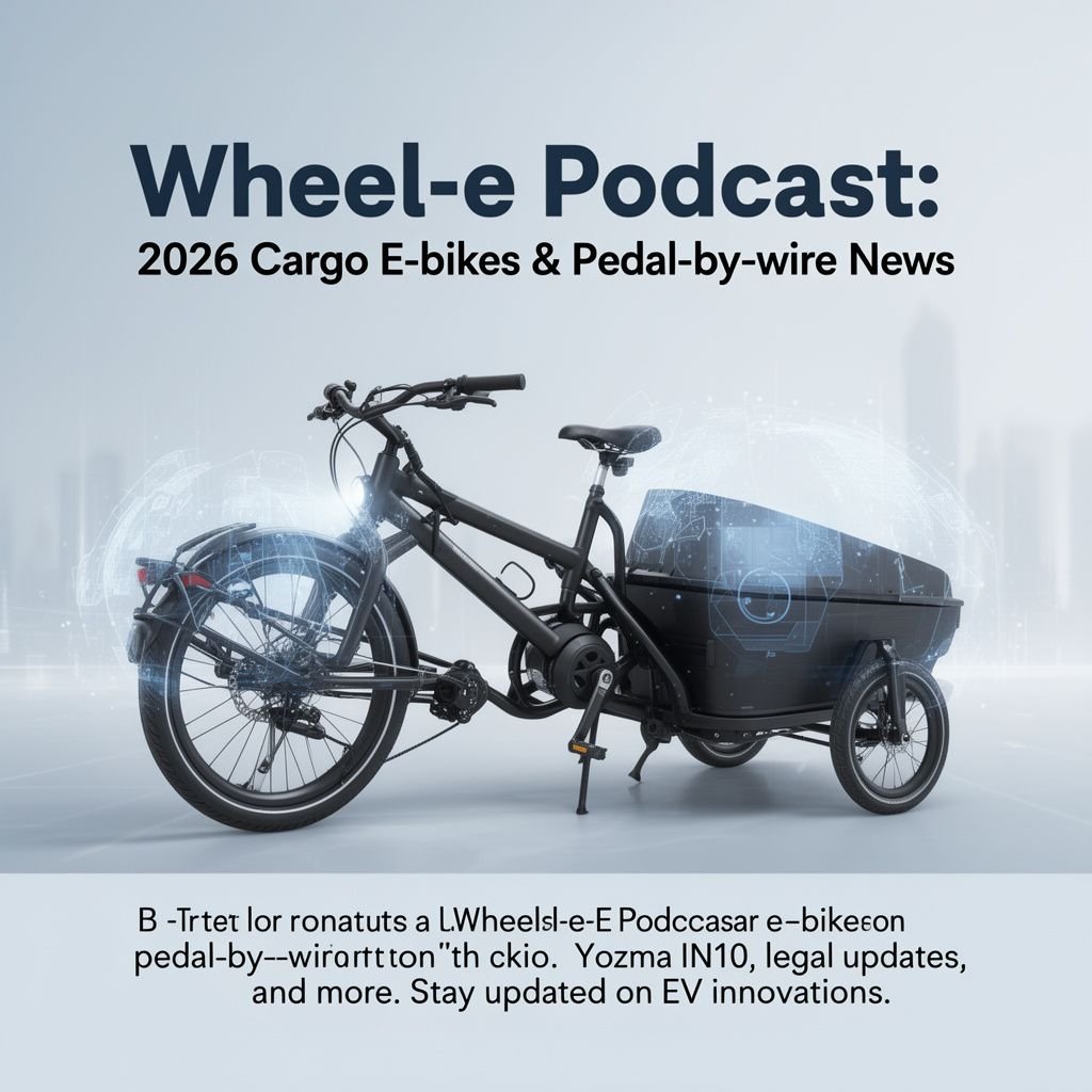 Wheel-e Podcast: 2026 Cargo E-bikes & Pedal-by-wire News