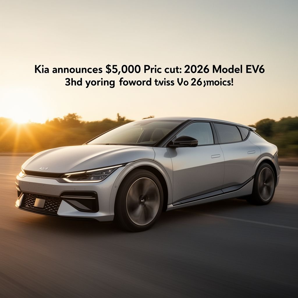 Kia EV6 Gets $5,000 Price Cut: 2026 Model Savings!