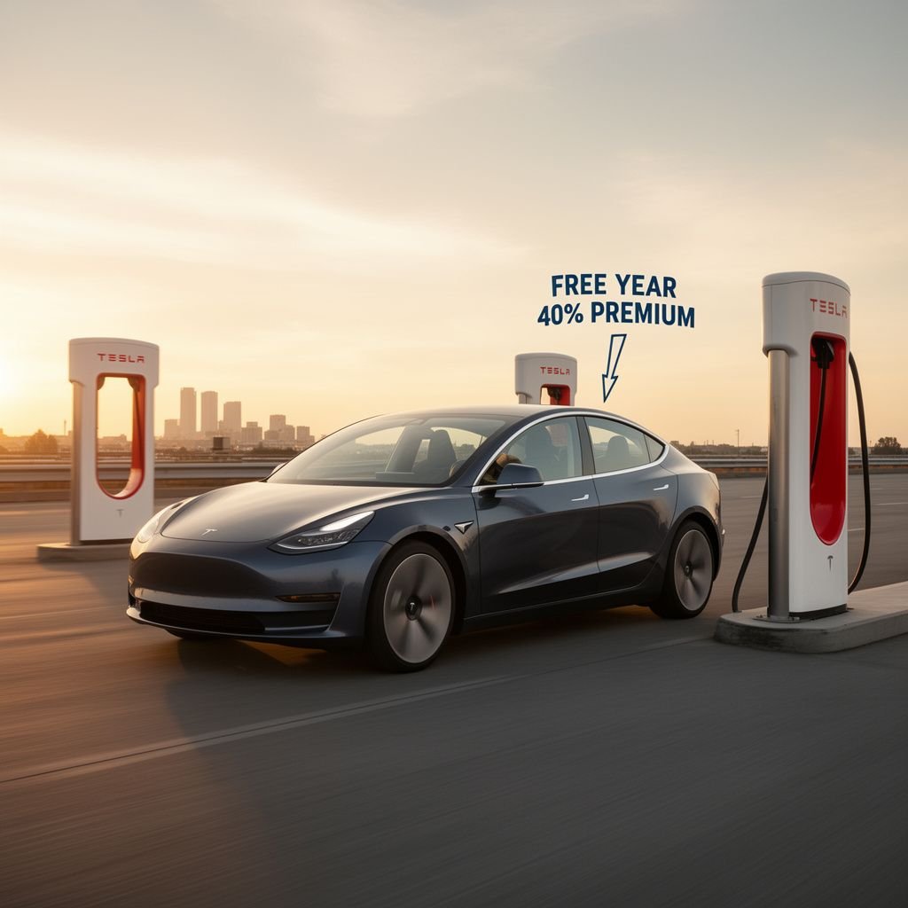Tesla Supercharging: Free Year & 40% Premium (2026)