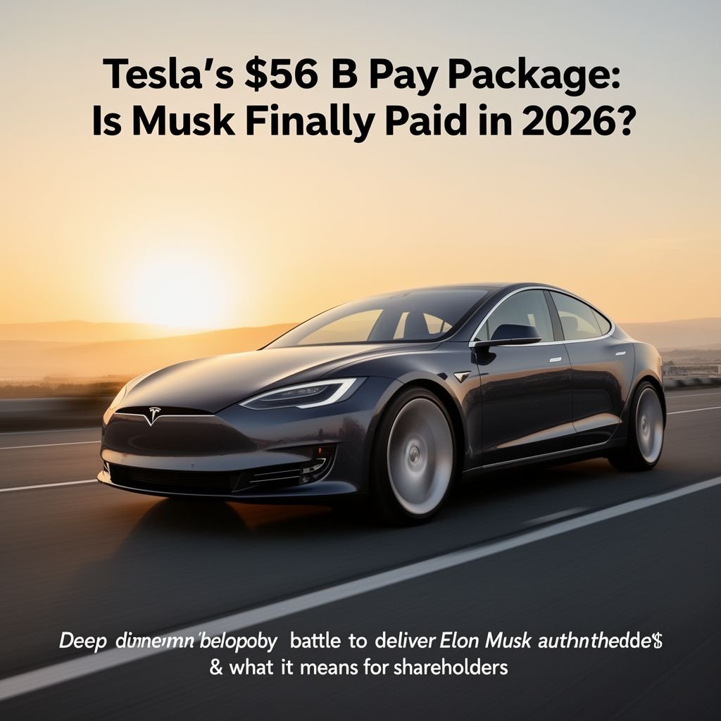 Tesla’s $56B Pay Package: Is Musk Finally Paid in 2026?