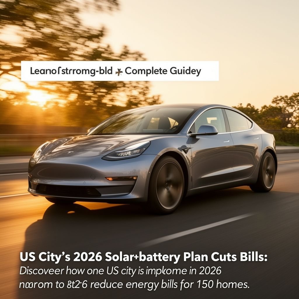 US City’s 2026 Solar+battery Plan Cuts Bills: Complete Guide